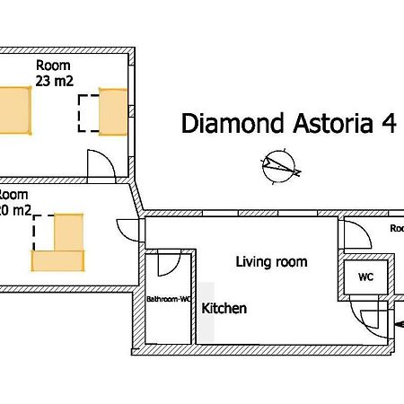 Diamond Astoria 4 Leilighet Budapest Eksteriør bilde